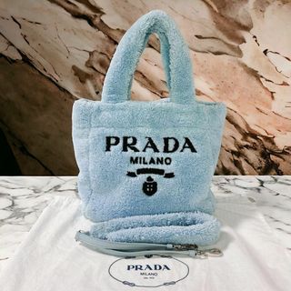 プラダ(PRADA)のPRADA プラダ ハンドバッグ ショルダーバッグ 2way パイル地(ハンドバッグ)