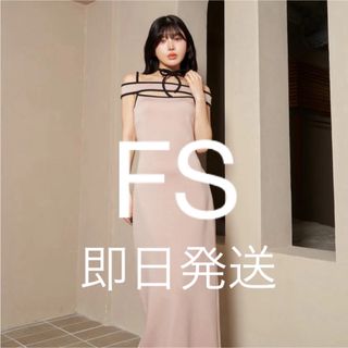 Darich - ダーリッチ パイピングカットリボンロングワンピース FS