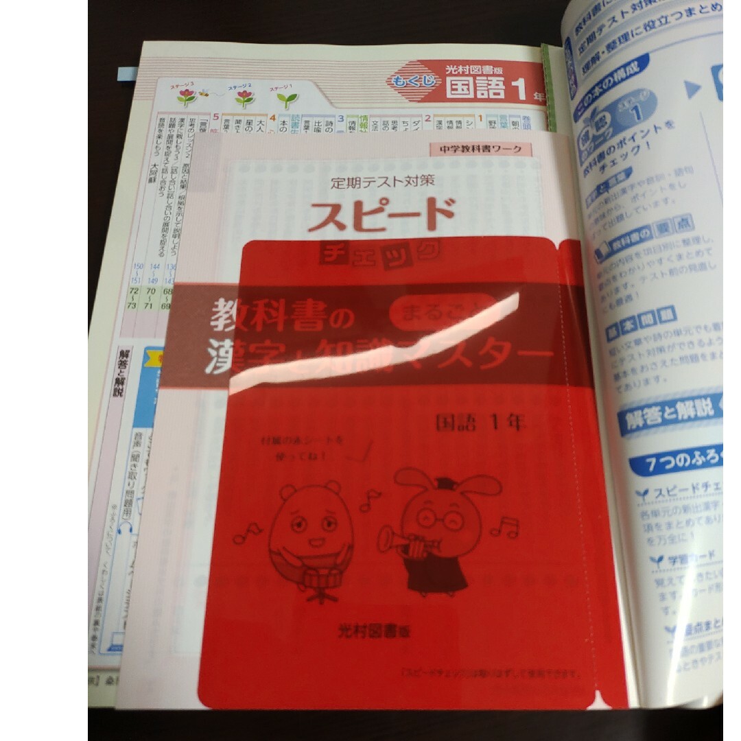 中学教科書ワーク光村図書版国語１年 エンタメ/ホビーの本(語学/参考書)の商品写真