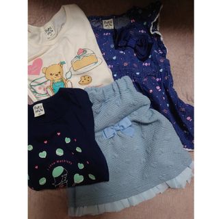 ナルミヤ インターナショナル(NARUMIYA INTERNATIONAL)のピューピルハウス Pupil House  トップス スカート120 ナルミヤ(Tシャツ/カットソー)