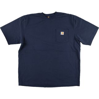 carhartt - 古着 カーハート Carhartt ORIGINAL FIT 半袖 ワンポイントロゴポケットTシャツ メンズXL /eaa441992