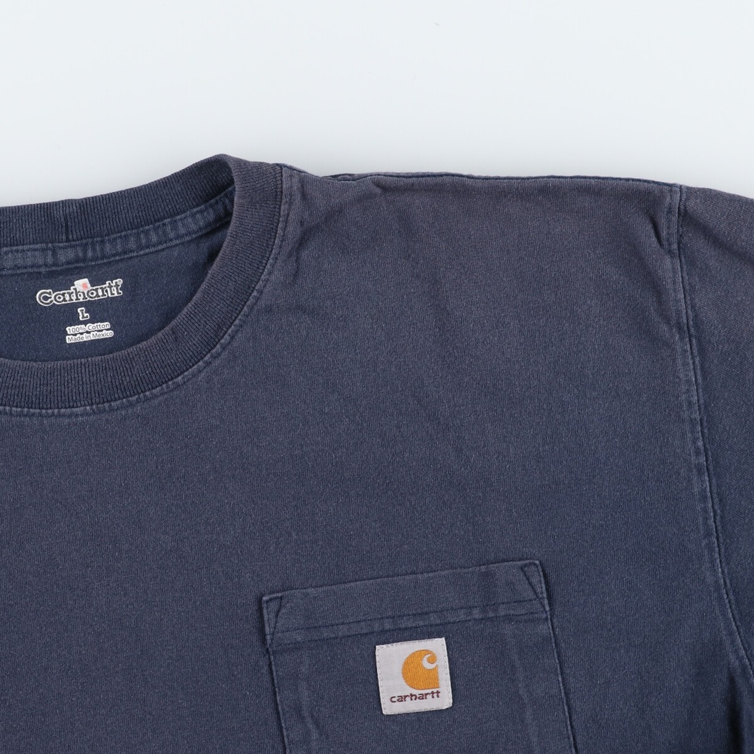 carhartt(カーハート)の古着 カーハート Carhartt 半袖 ワンポイントロゴポケットTシャツ メンズL /eaa441994 メンズのトップス(Tシャツ/カットソー(半袖/袖なし))の商品写真