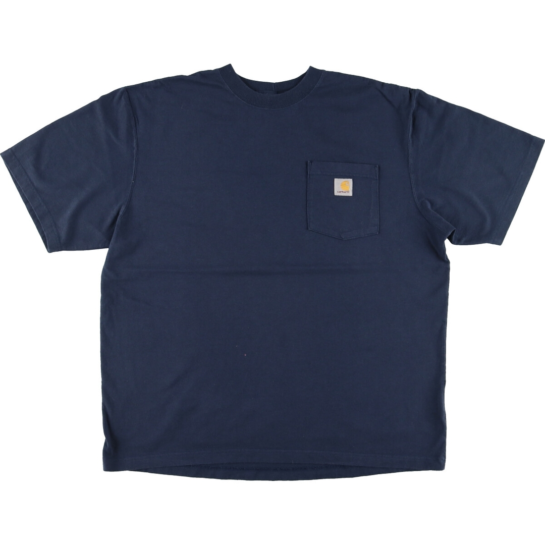 carhartt(カーハート)の古着 カーハート Carhartt ORIGINAL FIT 半袖 ワンポイントロゴポケットTシャツ メンズL /eaa441996 メンズのトップス(Tシャツ/カットソー(半袖/袖なし))の商品写真