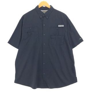 コロンビア(Columbia)の古着 コロンビア Columbia PFG ボタンダウン 半袖 フィッシングシャツ メンズM /eaa445016(シャツ)