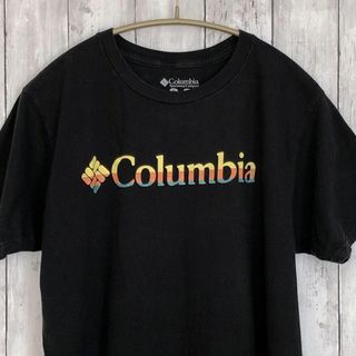 コロンビア(Columbia)のコロンビア　アウトドアブランド　半袖Ｔシャツ　黒ブラック　COLUMBIA　古着(Tシャツ/カットソー(半袖/袖なし))