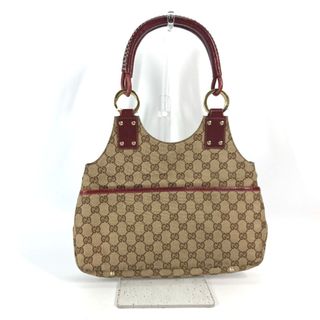 グッチ(Gucci)のグッチ GUCCI GG 131329  ヴィンテージ ショルダーバッグ カバン 肩掛け トートバッグ GGキャンバス/レザー ベージュ(トートバッグ)