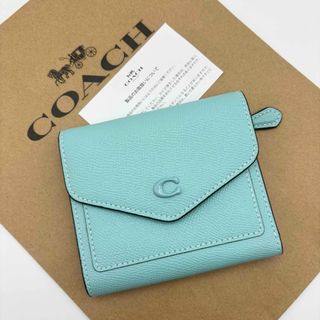 コーチ(COACH)の【COACH☆新品】ウィン スモール ウォレット！カラー: フェイデッド ブルー(財布)