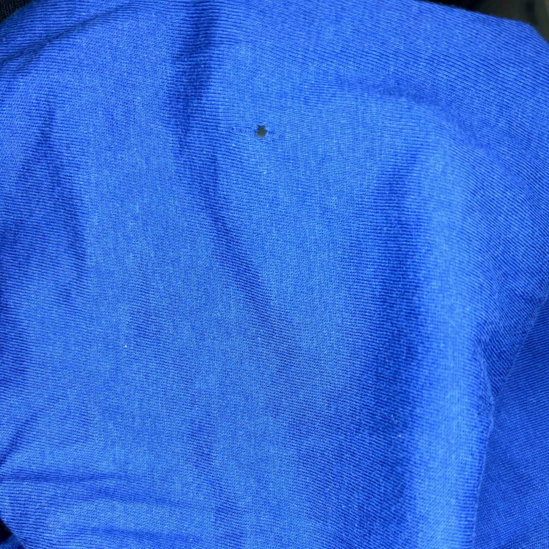 DIESEL(ディーゼル)の【最終値下げ】DIESEL ディーゼル レディース Tシャツ 七分袖 青 古着 レディースのトップス(Tシャツ(長袖/七分))の商品写真