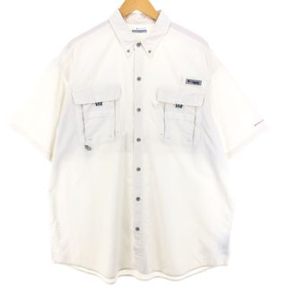 コロンビア(Columbia)の古着 コロンビア Columbia PFG ボタンダウン 半袖 フィッシングシャツ メンズXL /eaa445024(シャツ)