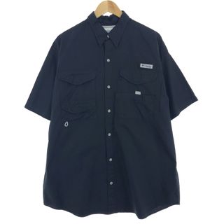 コロンビア(Columbia)の古着 コロンビア Columbia PFG 半袖 フィッシングシャツ メンズL /eaa445028(シャツ)