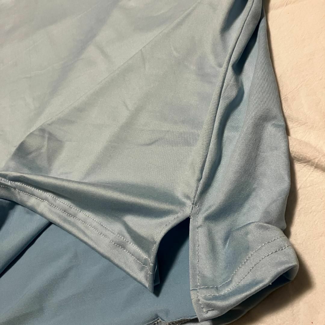 M ブルー ルームウェア 部屋着 セットアップ 上下  韓国 パジャマ 半袖 レディースのルームウェア/パジャマ(ルームウェア)の商品写真
