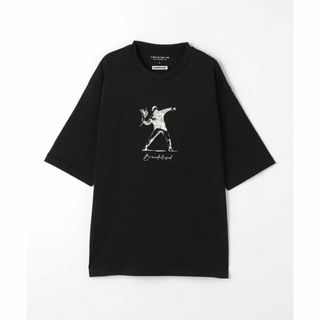 アデイインザライフ(a day in the life)の【BLACK】<BRANDALISED * A DAY IN THE LIFE >バンクシー Tシャツ 1(Tシャツ/カットソー(半袖/袖なし))