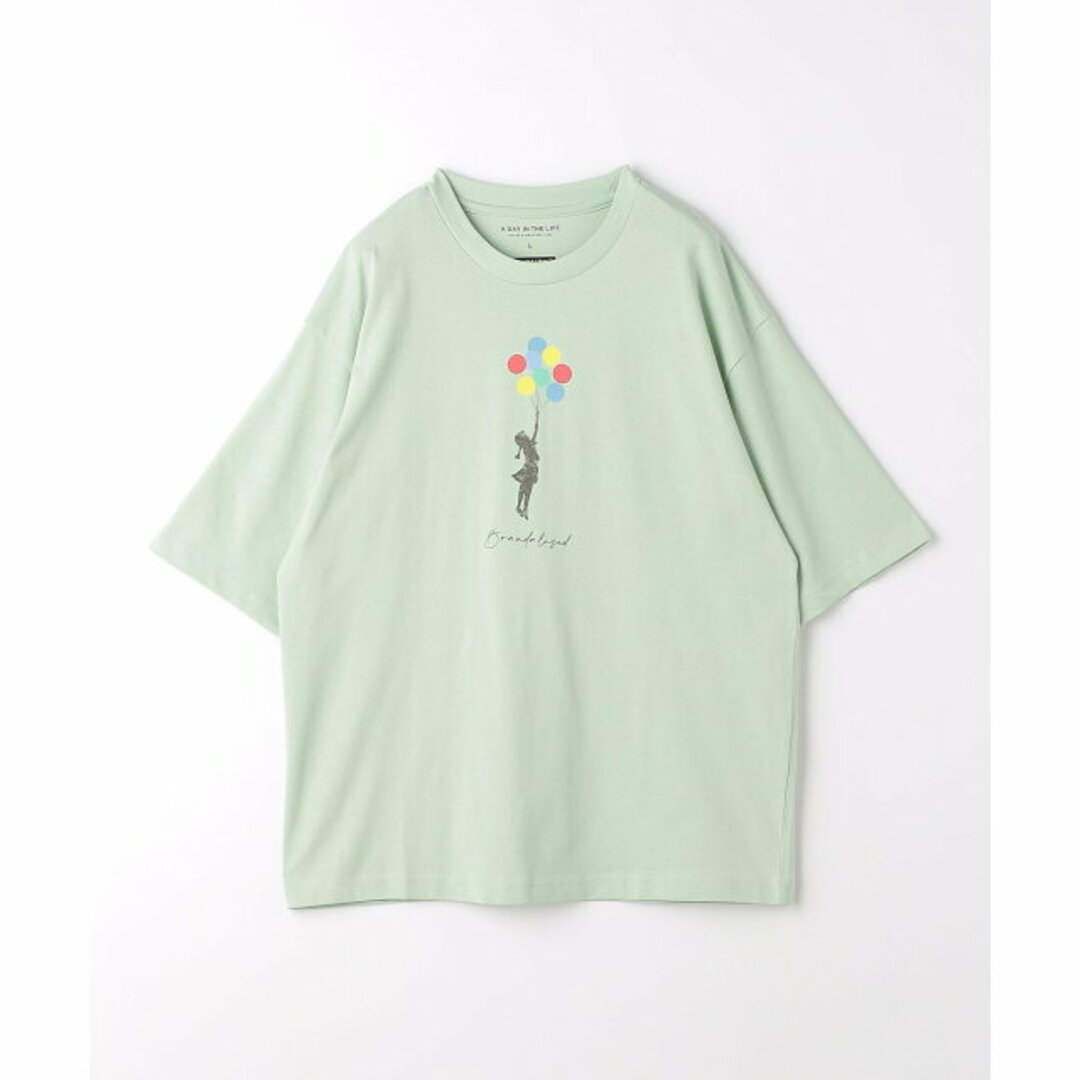 a day in the life(アデイインザライフ)の【LIME】<BRANDALISED * A DAY IN THE LIFE >バンクシー Tシャツ3 メンズのトップス(Tシャツ/カットソー(半袖/袖なし))の商品写真