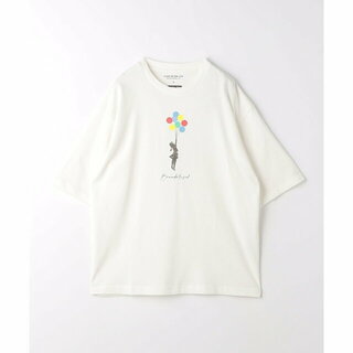 アデイインザライフ(a day in the life)の【WHITE】<BRANDALISED * A DAY IN THE LIFE >バンクシー Tシャツ3(Tシャツ/カットソー(半袖/袖なし))