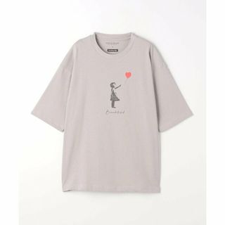 アデイインザライフ(a day in the life)の【LT.PINK】<BRANDALISED * A DAY IN THE LIFE >バンクシー Tシャツ 2(Tシャツ/カットソー(半袖/袖なし))