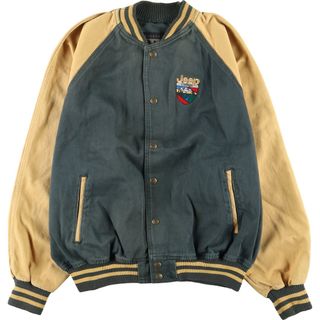 古着 90年代 INTERNATIONAL DENIM デニムスタジャン バーシティジャケット カナダ製 メンズXL ヴィンテージ /eaa445907(スタジャン)