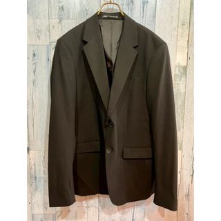 ザラ(ZARA)のZARA ザラ テーラードジャケット 黒 ブラック EUR.50(テーラードジャケット)