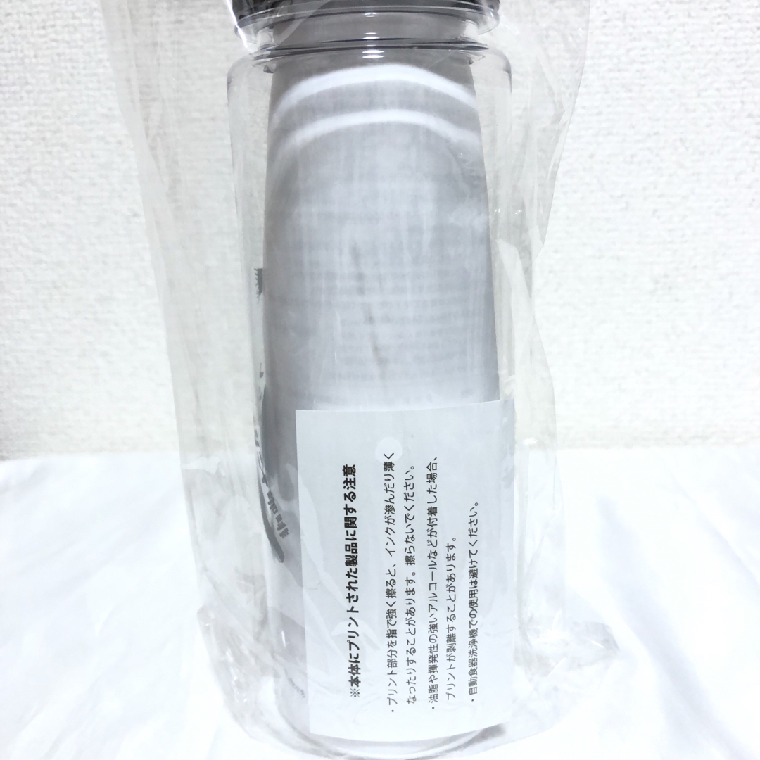 新品 プシプシーナ珈琲 マイボトル リユースボトル ネコ 500ml ブラック インテリア/住まい/日用品のキッチン/食器(タンブラー)の商品写真