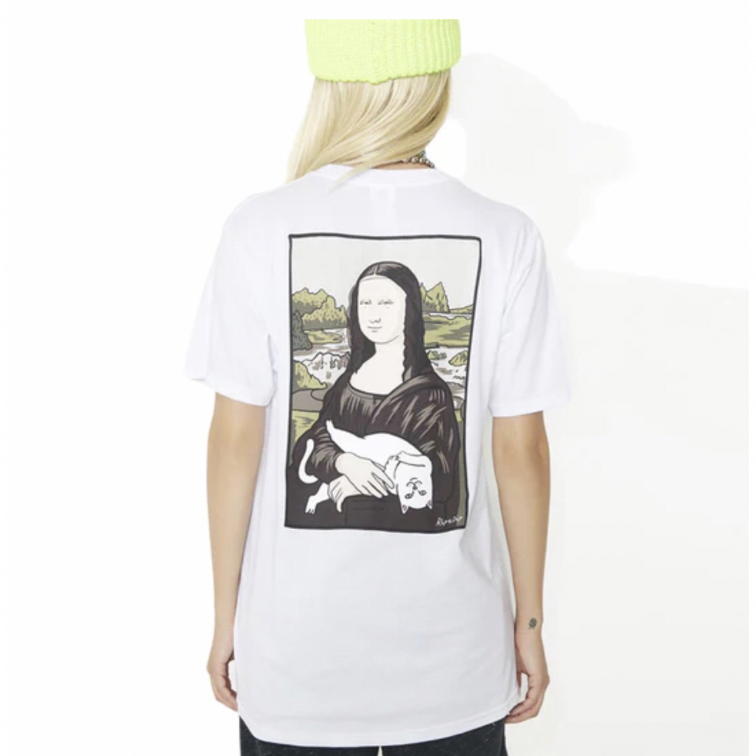 RIPNDIP(リップンディップ)のRIPNDIP Tシャツ L nermal Lisa tee 半袖　ホワイト メンズのトップス(Tシャツ/カットソー(半袖/袖なし))の商品写真