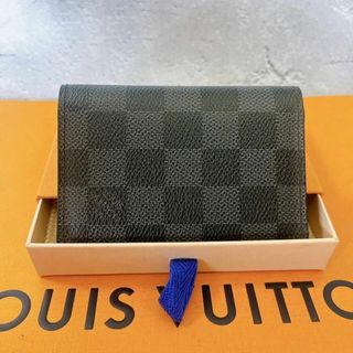 ルイヴィトン(LOUIS VUITTON)のLOUISVUITTON ルイヴィトン ダミエグラフィット ドゥポッシュ カード(名刺入れ/定期入れ)