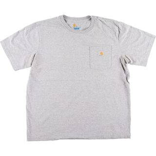 カーハート(carhartt)の古着 カーハート Carhartt RELAXED FIT 半袖 ワンポイントロゴポケットTシャツ メンズXL /eaa441933(Tシャツ/カットソー(半袖/袖なし))