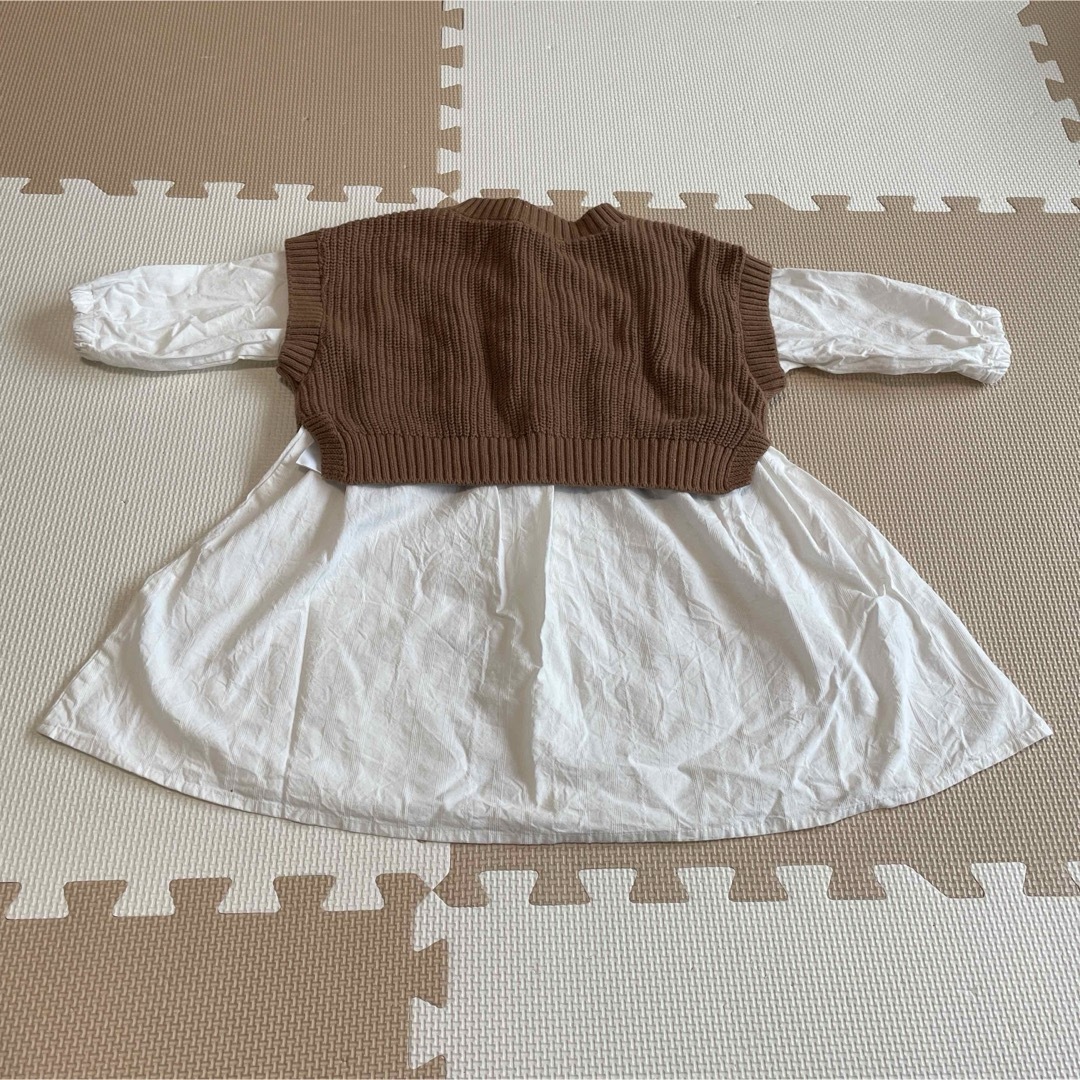 BREEZE(ブリーズ)の値下げ！BREEZE セットアップワンピ キッズ/ベビー/マタニティのキッズ服女の子用(90cm~)(ワンピース)の商品写真