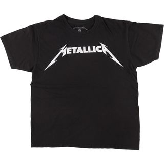 古着 METALLICA メタリカ バンドTシャツ バンT メンズL /eaa441961(Tシャツ/カットソー(半袖/袖なし))