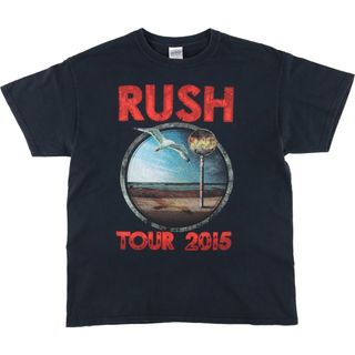 古着 ギルダン GILDAN RUSH ラッシュ バンドTシャツ バンT メンズL /eaa441964(Tシャツ/カットソー(半袖/袖なし))