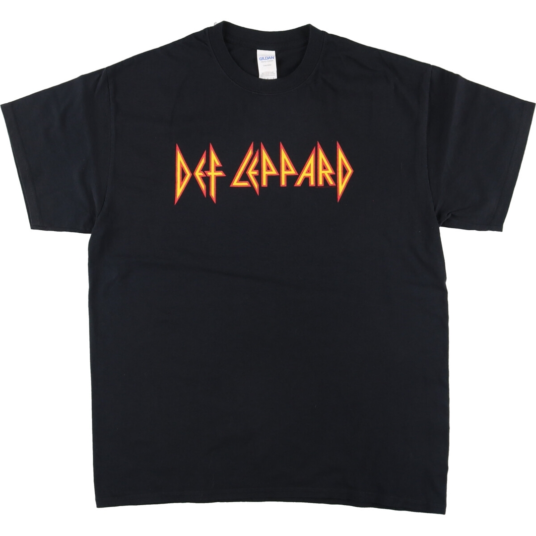 古着 ギルダン GILDAN DEF LEPPARD デフレパード バンドTシャツ バンT メンズL /eaa441965 メンズのトップス(Tシャツ/カットソー(半袖/袖なし))の商品写真