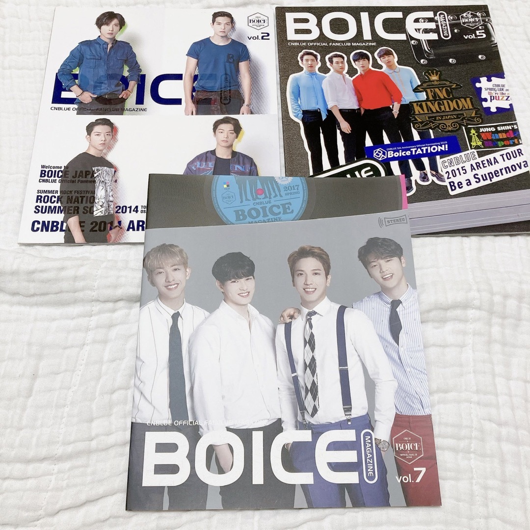 CNBLUE(シーエヌブルー)のCNBLUE BOICE magazine 2 5 7 エンタメ/ホビーのタレントグッズ(ミュージシャン)の商品写真