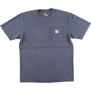 カーハート(carhartt)の古着 カーハート Carhartt ORIGINAL FIT 半袖 ワンポイントロゴポケットTシャツ メンズM /eaa441989(Tシャツ/カットソー(半袖/袖なし))