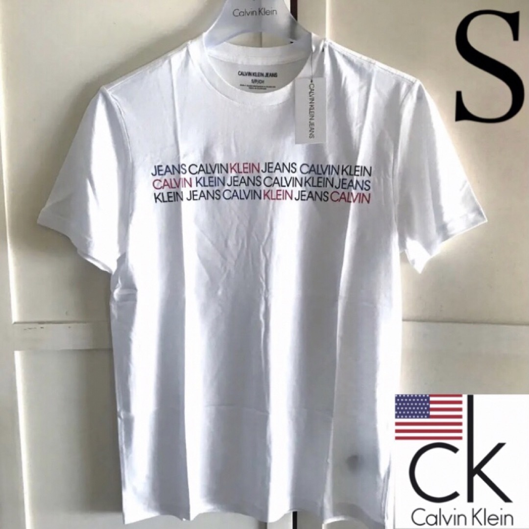 Calvin Klein(カルバンクライン)のレア 新品 USA カルバンクライン T シャツ ck 白 S 下着 メンズのトップス(Tシャツ/カットソー(半袖/袖なし))の商品写真