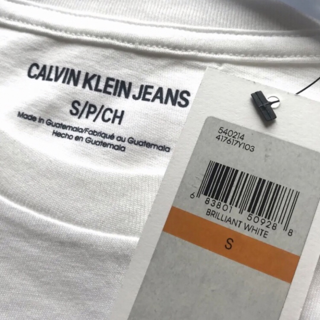Calvin Klein(カルバンクライン)のレア 新品 USA カルバンクライン T シャツ ck 白 S 下着 メンズのトップス(Tシャツ/カットソー(半袖/袖なし))の商品写真