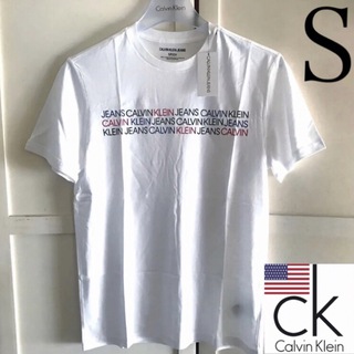 カルバンクライン(Calvin Klein)のレア 新品 USA カルバンクライン T シャツ ck 白 S 下着(Tシャツ/カットソー(半袖/袖なし))