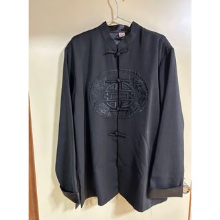 ヴィンテージ(VINTAGE)の希少 チャイナシャツ 旗袍 長袍 チャイナドレス シャツ 柄シャツ 古着 00s(シャツ)