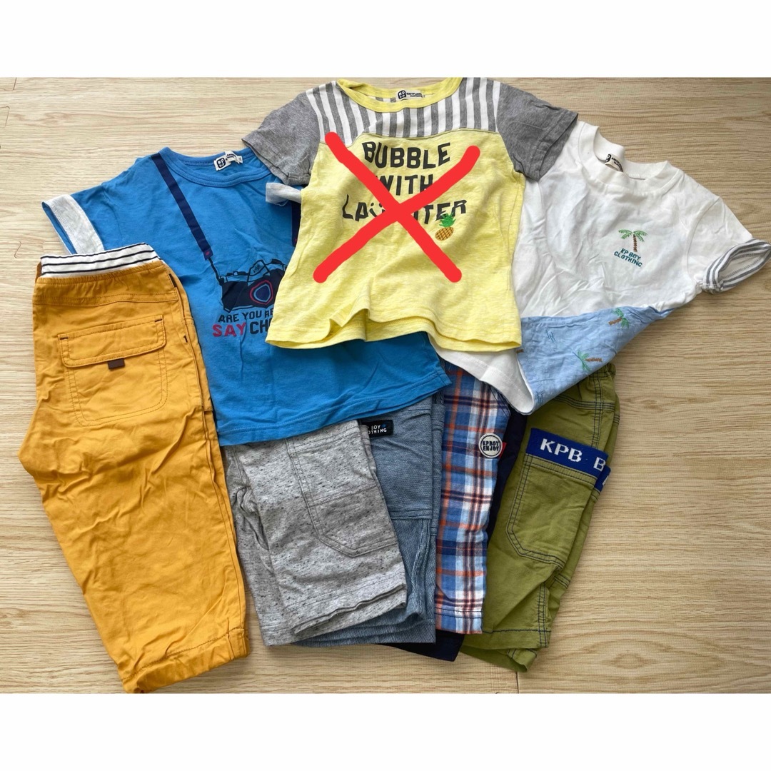 KP BOY(ケーピーボーイ)の【中古】KPBOY 夏物セット110① キッズ/ベビー/マタニティのキッズ服男の子用(90cm~)(パンツ/スパッツ)の商品写真