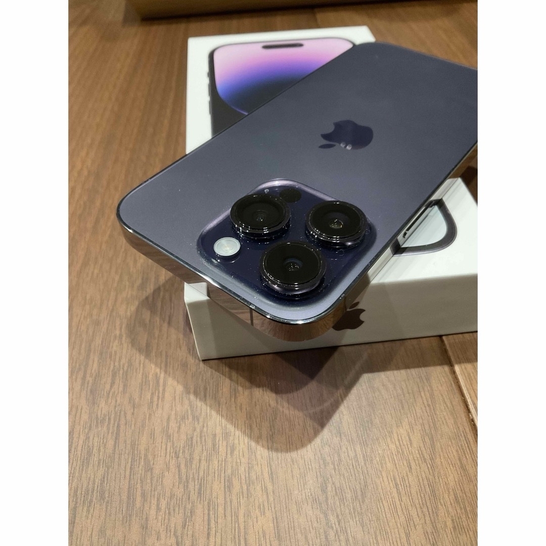 iPhone 14 Pro ディープパープル 128GB SIMフリー ケース付 iPhone 14 Pro ディープパープル 128GB SIMフリー ケース付
