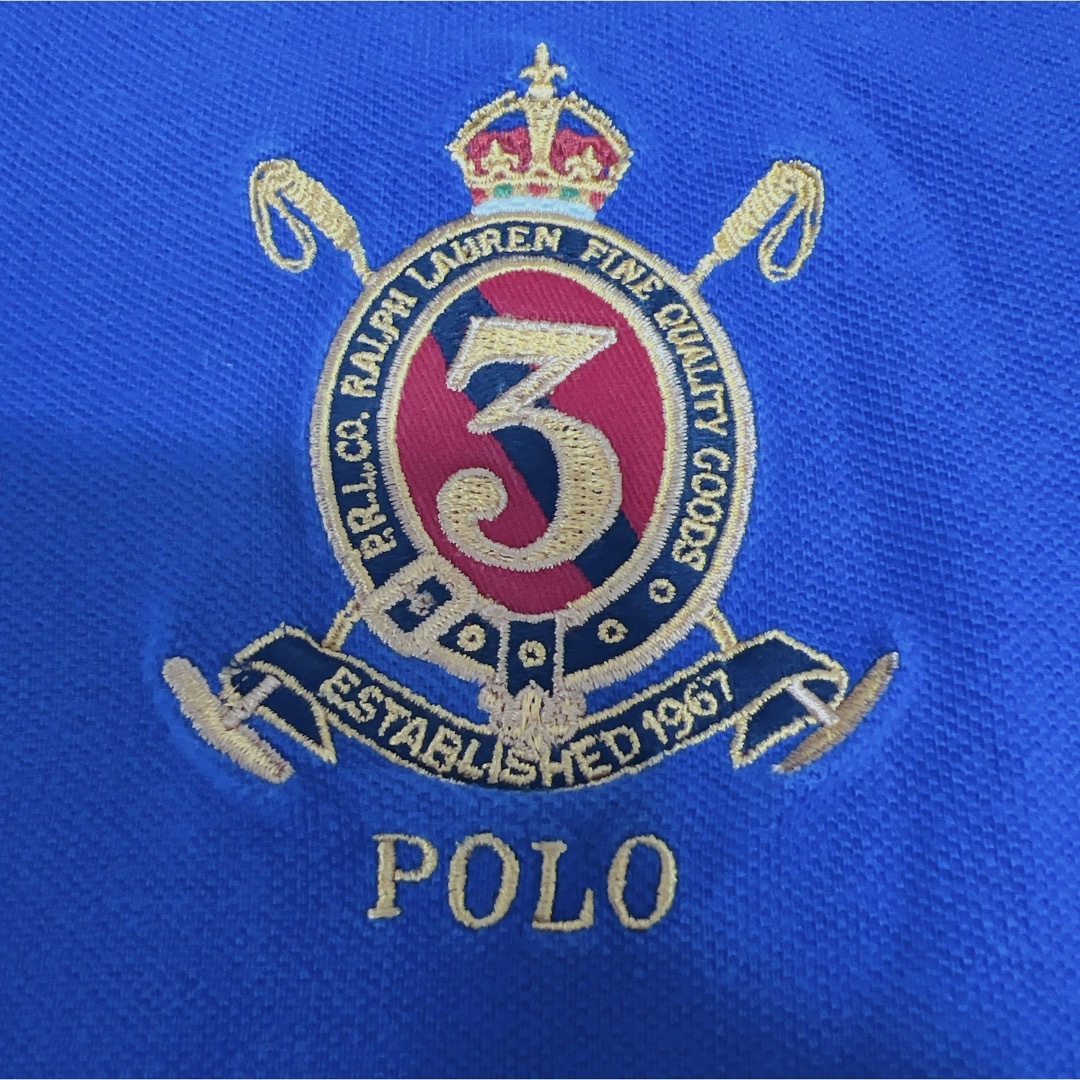 POLO RALPH LAUREN(ポロラルフローレン)のPOLO ラルフローレン　ポロシャツ　キッズ　男の子　ブルー　青　140  キッズ/ベビー/マタニティのキッズ服男の子用(90cm~)(Tシャツ/カットソー)の商品写真