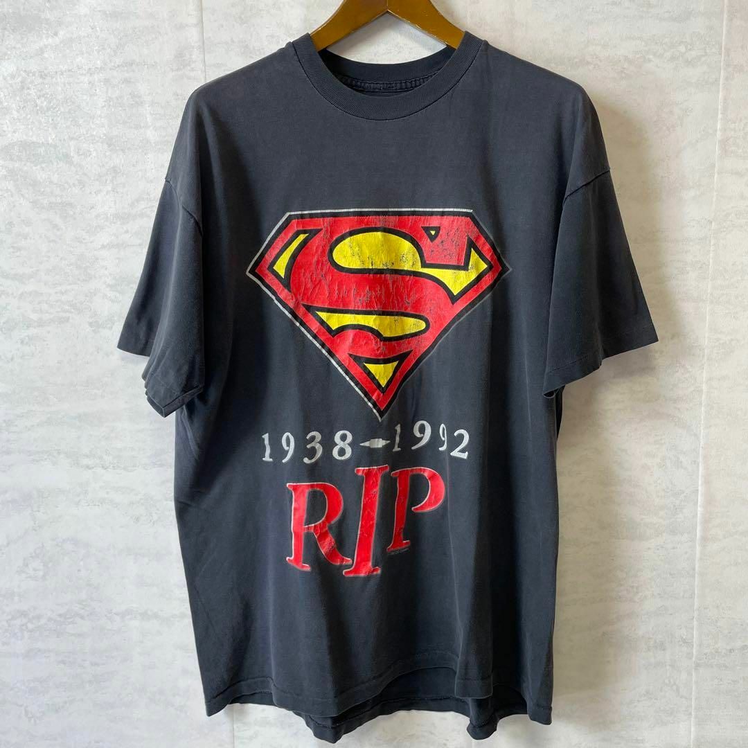 MARVEL(マーベル)の1992年マーベルコピーライト　ビンテージシングルステッチＴシャツ　RIP　古着 メンズのトップス(Tシャツ/カットソー(半袖/袖なし))の商品写真