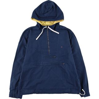 トミーヒルフィガー(TOMMY HILFIGER)の古着 トミーヒルフィガー TOMMY HILFIGER アノラックパーカー コットンパーカー メンズL /eaa444277(その他)