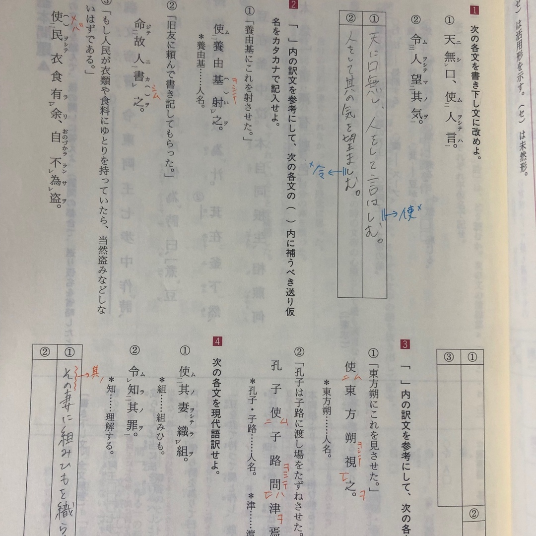 【名前の記入なし】漢文句形ドリル おまけ:古典ワーク エンタメ/ホビーの本(語学/参考書)の商品写真