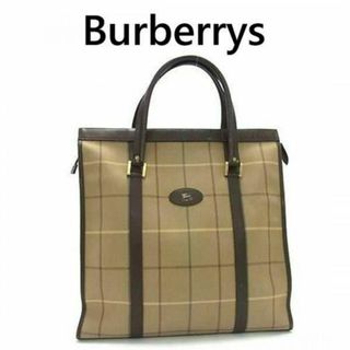 バーバリー(BURBERRY)のBurberrys バーバリーズ キャンバストートバッグ ベージュ系 4111(トートバッグ)