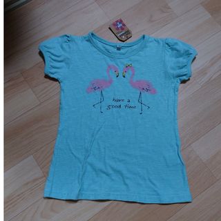 女児　Tシャツ　グリーン　サイズ130　新品・未使用(Tシャツ/カットソー)