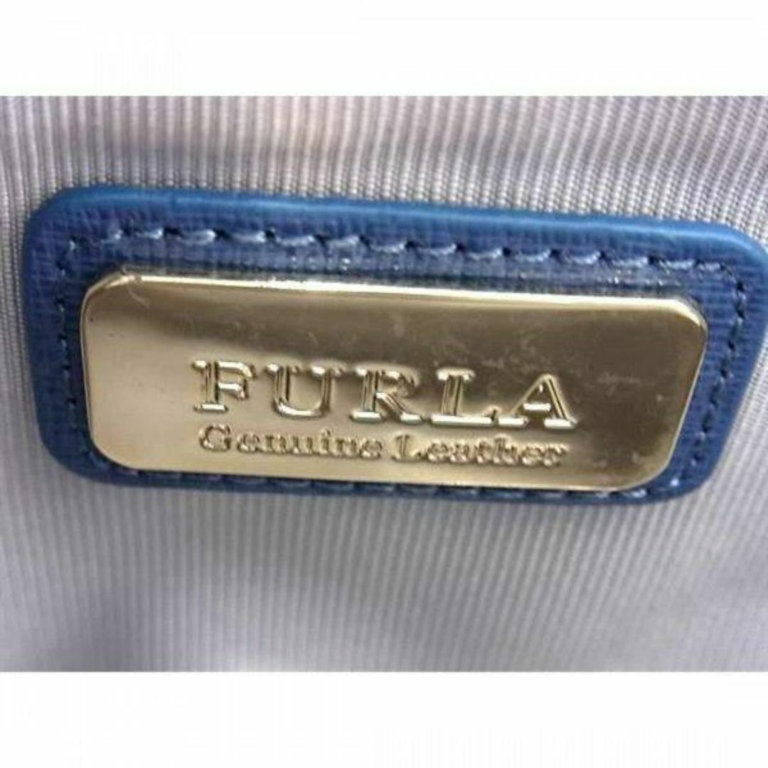 Furla(フルラ)のFURLA フルラ テッサ レザー ハンドバッグ レディース ブルー系 4172 レディースのバッグ(ハンドバッグ)の商品写真