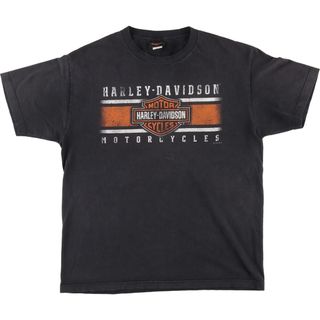 ハーレーダビッドソン(Harley Davidson)の古着 ハーレーダビッドソン Harley-Davidson モーターサイクル バイクTシャツ メンズL /eaa429958(Tシャツ/カットソー(半袖/袖なし))