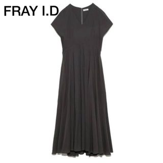 フレイアイディー(FRAY I.D)のFRAY I.D フレイアイディー コットンボイルマチフレアワンピース(ロングワンピース/マキシワンピース)