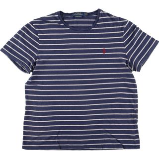 ラルフローレン(Ralph Lauren)の古着 ラルフローレン Ralph Lauren CUSTOM SLIM FIT 半袖 ワンポイントロゴTシャツ メンズL /eaa441941(Tシャツ/カットソー(半袖/袖なし))