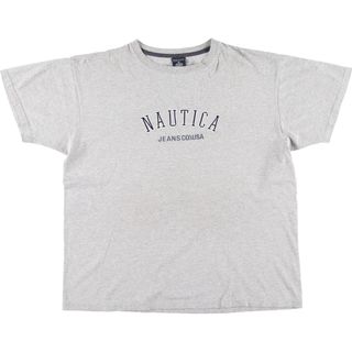 ノーティカ(NAUTICA)の古着 ノーティカ NAUTICA 半袖 ロゴTシャツ USA製 メンズL /eaa441943(Tシャツ/カットソー(半袖/袖なし))