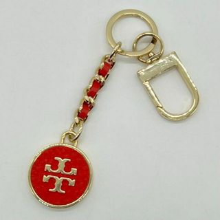 ✨美品✨Tory Burch トリーバーチ キーホルダー マーサーレザーインレー