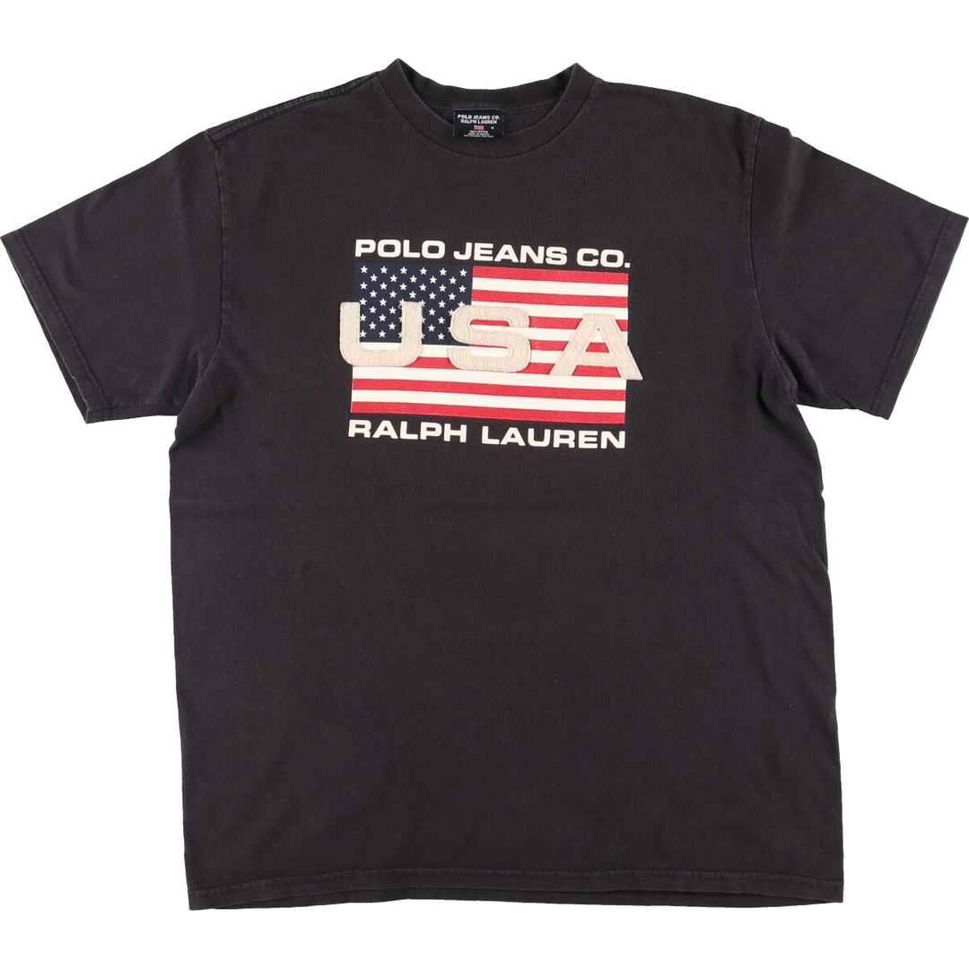 Ralph Lauren(ラルフローレン)の古着 ラルフローレン Ralph Lauren RALPH LAUREN JEANS CO 半袖 プリントTシャツ メンズM /eaa441984 メンズのトップス(Tシャツ/カットソー(半袖/袖なし))の商品写真